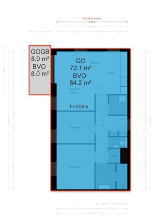 Floorplan - Galastraat 23, 1036 LA Amsterdam